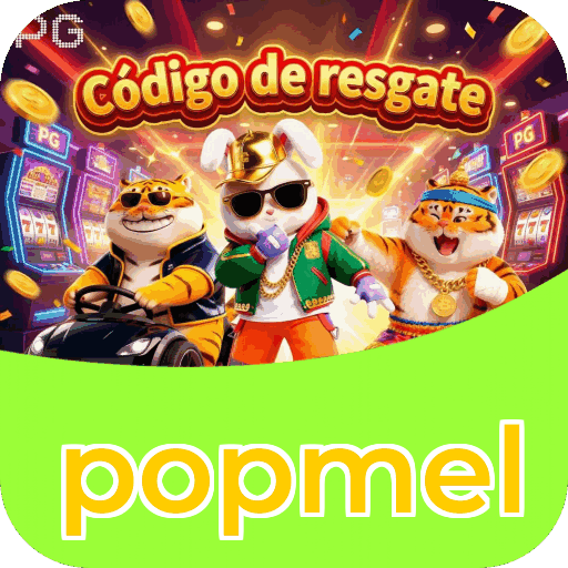 Interface do aplicativo popmel mostrando jogos disponíveis no iOS e Android